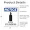 Signmission Full Cylinders Sign With Symbol, 3.5 in W x Rectangle, Vinyl Decal OS-2PACK-NS-D-35-V-12961 - alternate 6